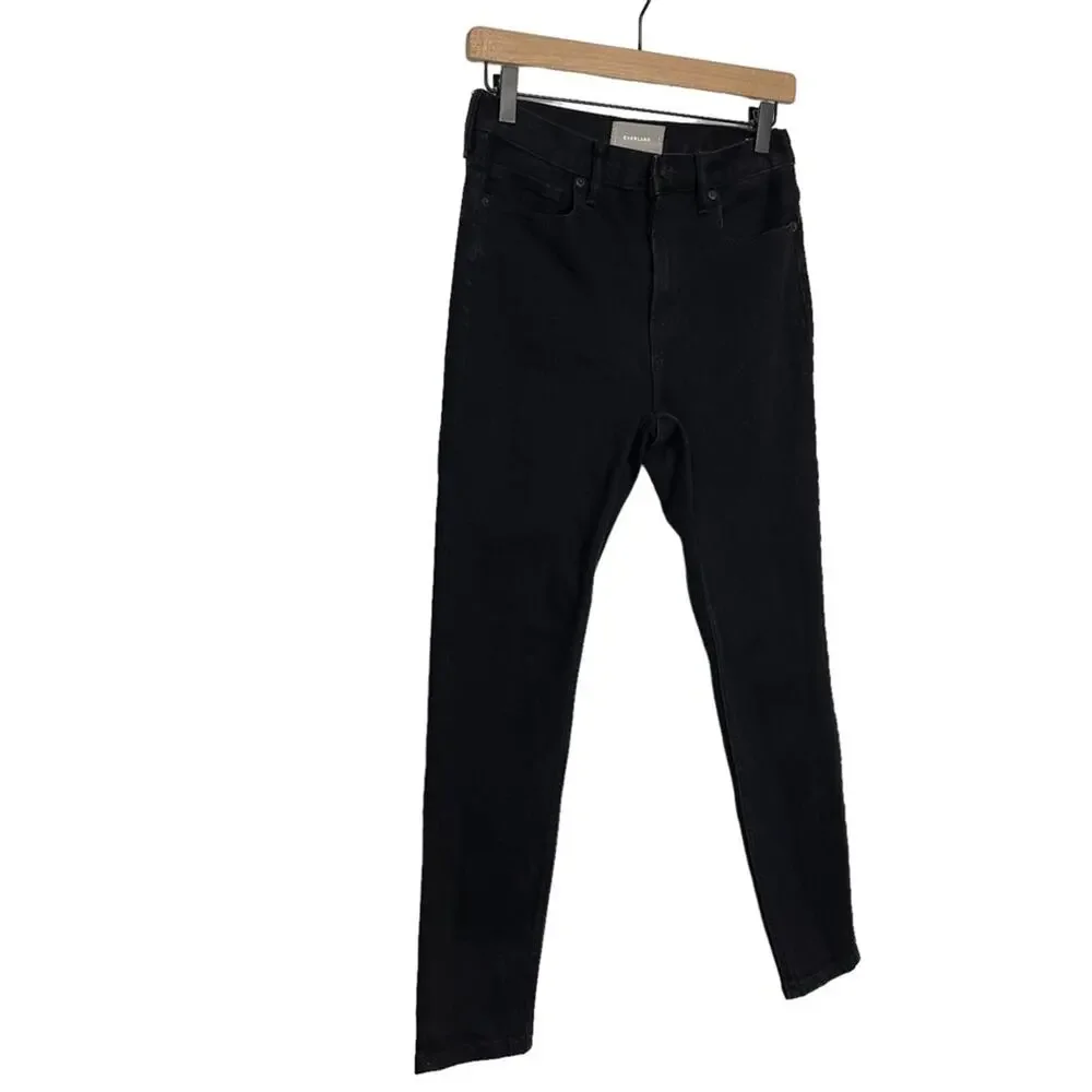 Everlane High Rise Skinny Ankle Jeans Black Size 27